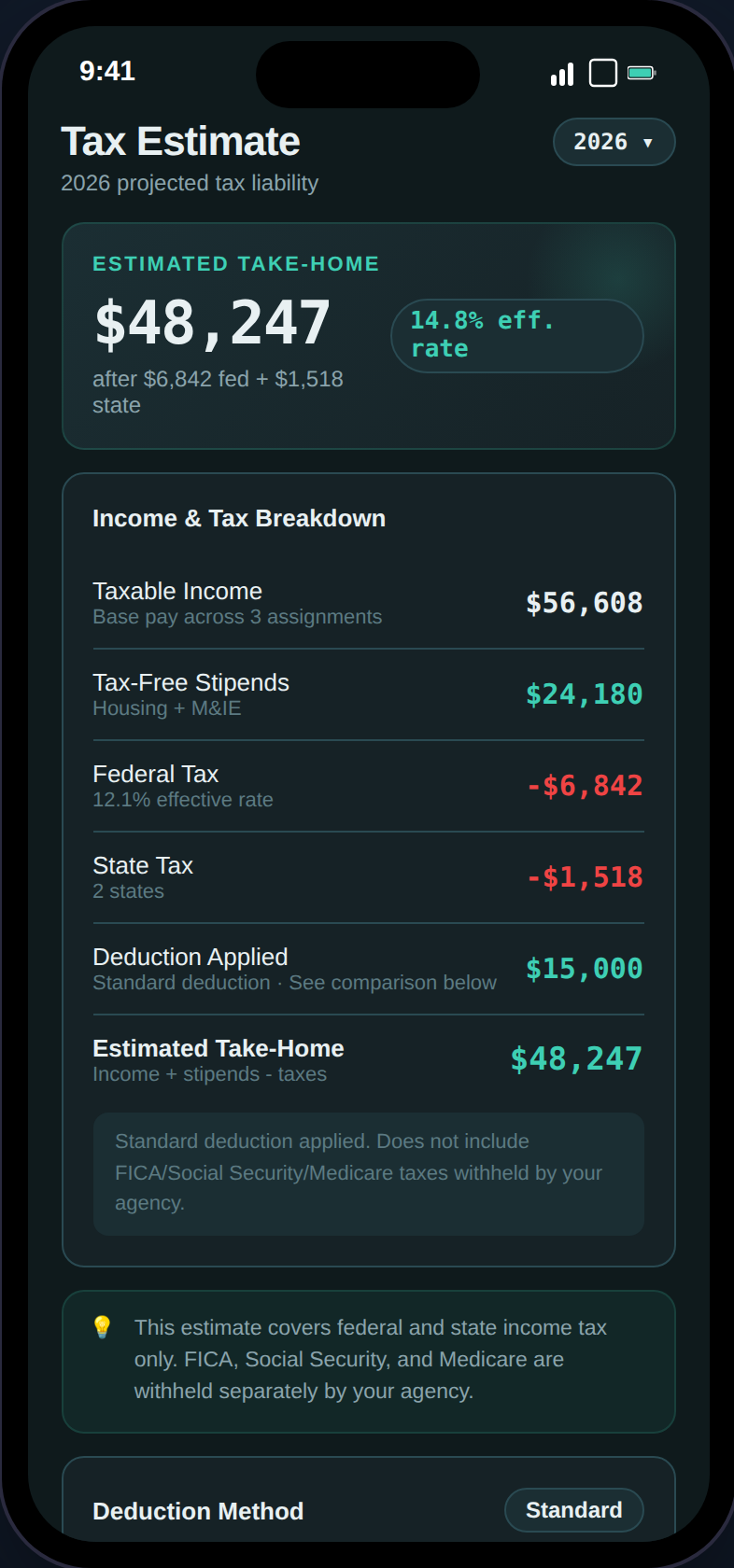 Tax Estimate